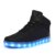 Aidonger Unisex Erwachsene High-Top LED Schuhe Sneaker - 