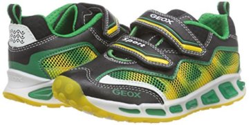 Geox J SHUTTLE BOY A, Jungen Sneakers, Mehrfarbig (BLACK/YELLOWC0054), 24 EU - 5