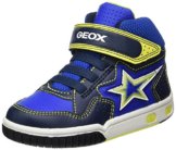 Geox Jungen JR Gregg A Hohe Sneaker, Blau (Navy/Lime), 27 EU - 1