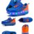 Mr.Ang Skateboard Schuhe mit LED 7 Farbe Farbwechsel Lichter blinken Räder SchuheTurnschuhe Jungen und Mädchen Flügel-Art Rollen Verstellbare neutral Kuli Rollschuh Schuhe - 3