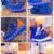 Mr.Ang Skateboard Schuhe mit LED 7 Farbe Farbwechsel Lichter blinken Räder SchuheTurnschuhe Jungen und Mädchen Flügel-Art Rollen Verstellbare neutral Kuli Rollschuh Schuhe - 8