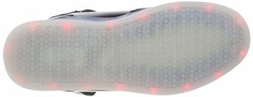 FLARUT Hoch Oben USB Aufladen LED Leuchtend Leuchtschuhe Blinkschuhe Sport Schuhe für Jungen Mädchen Kinder(37 EU,Schwarz) - 3
