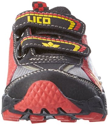 Lico Hot V Blinky, Jungen Sneakers, Mehrfarbig (rot/schwarz/gelb), 30 EU - 4