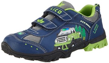 Lico Jungen MONSTERTRUCK V Blink Low-Top, Blau (Marine/Lemon), 27 EU - 1