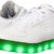 Skechers Jungen Energy Lights Elate Sneaker, Weiß (White), 38 EU - 6