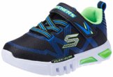 Skechers Jungen Flex-Glow-90542L Sneaker, Schwarz (Black Blue Lime Bblm), 29 EU - 1