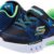 Skechers Jungen Flex-Glow-90542L Sneaker, Schwarz (Black Blue Lime Bblm), 29 EU - 5